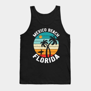 Vintage Mexico Beach Florida Vacation Tank Top